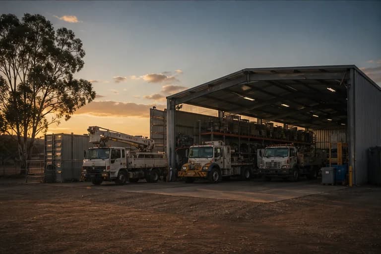 Ski resort snow work preview in Mount Hotham, Victoria