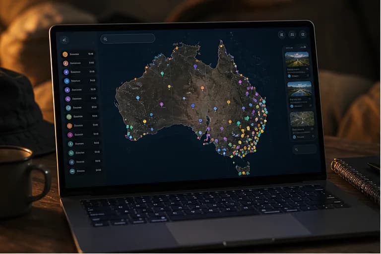 Open-AU map preview for Exmouth Western Australia 海鲜加工工作点 361