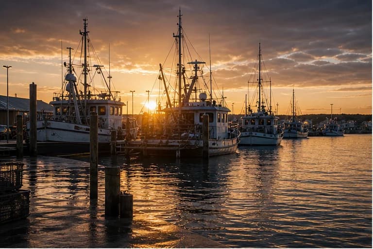 Seafood work areas near Broome, Western Australia